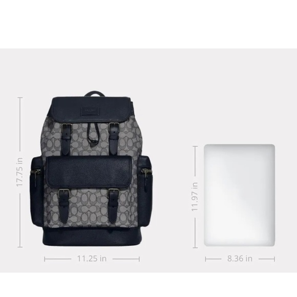 Coach Mens Sprint Backpack In Signature Jacquard ✨NWT✨ MSRP $750 Style#CE523 - Picture 9 of 9